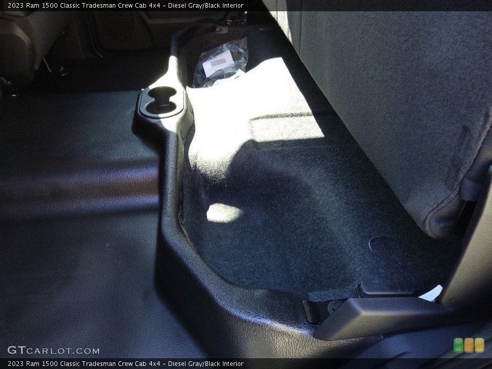 Diesel Gray/Black Interior Rear Seat for the 2023 Ram 1500 Classic Tradesman Crew Cab 4x4 #145764711