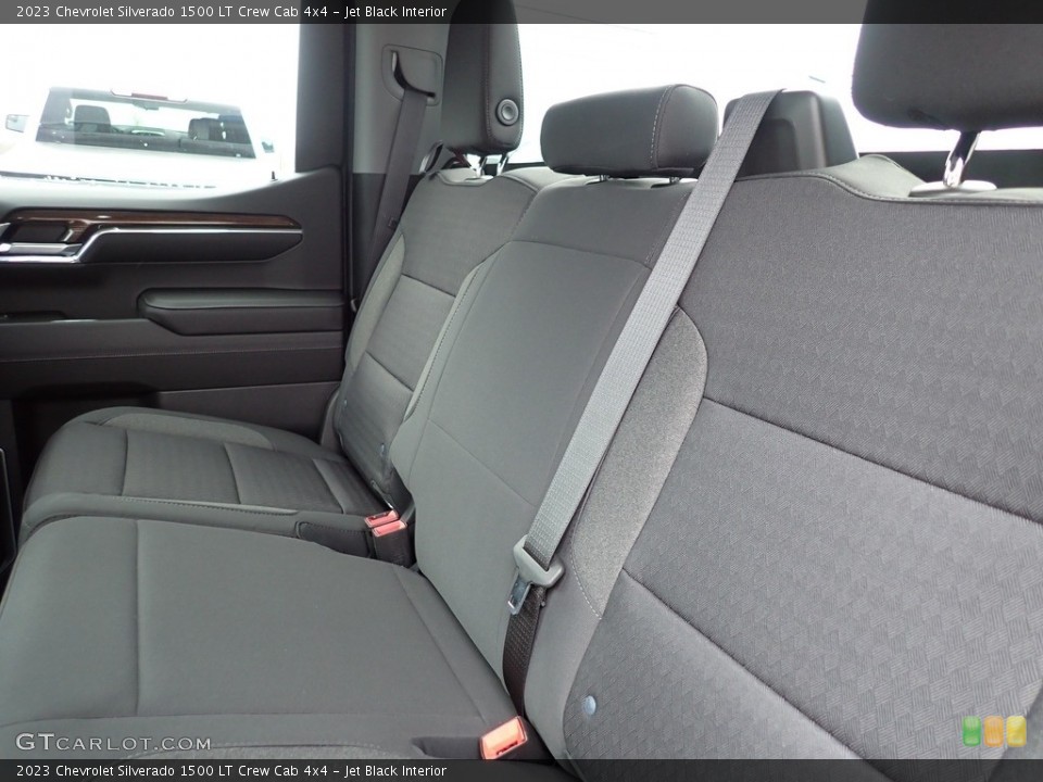 Jet Black Interior Rear Seat for the 2023 Chevrolet Silverado 1500 LT Crew Cab 4x4 #145766042