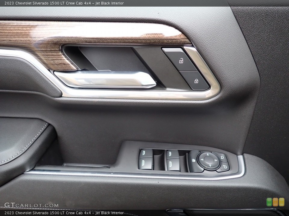 Jet Black Interior Door Panel for the 2023 Chevrolet Silverado 1500 LT Crew Cab 4x4 #145766097