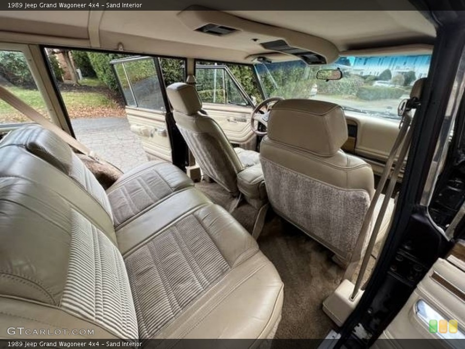 Sand Interior Rear Seat for the 1989 Jeep Grand Wagoneer 4x4 #145766700