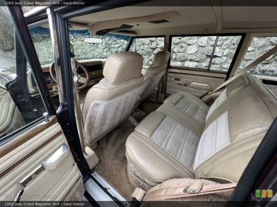 Sand Interior Rear Seat for the 1989 Jeep Grand Wagoneer 4x4 #145766724