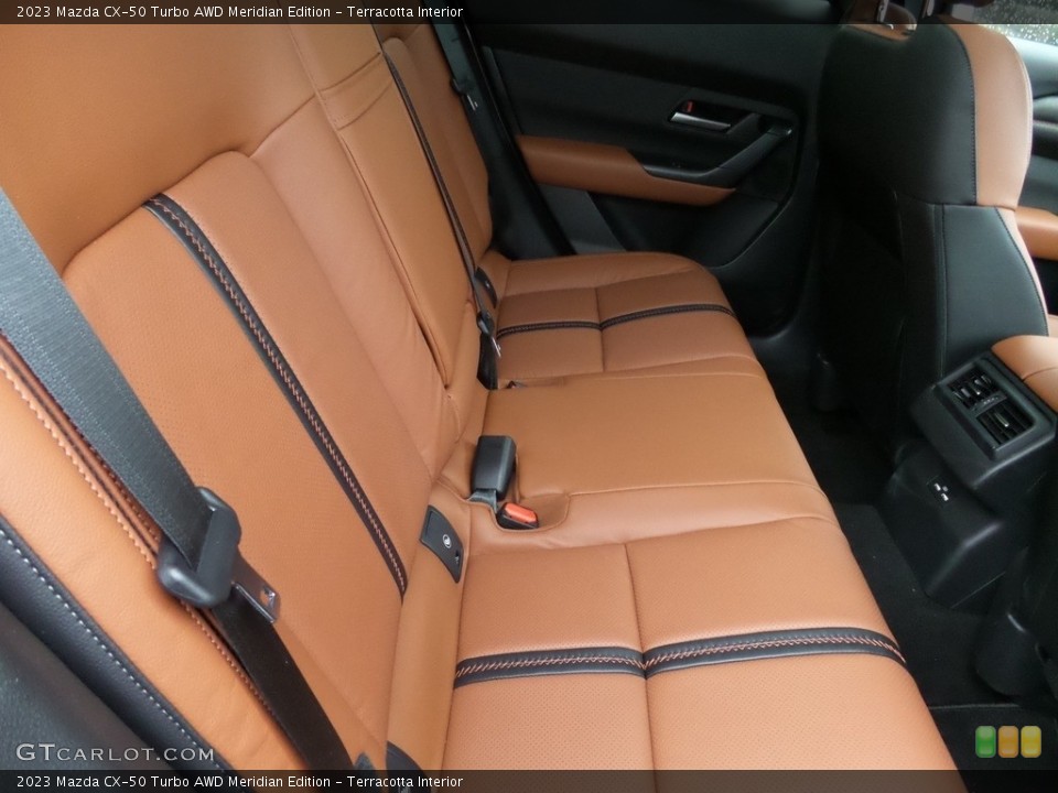 Terracotta Interior Rear Seat for the 2023 Mazda CX-50 Turbo AWD Meridian Edition #145767891