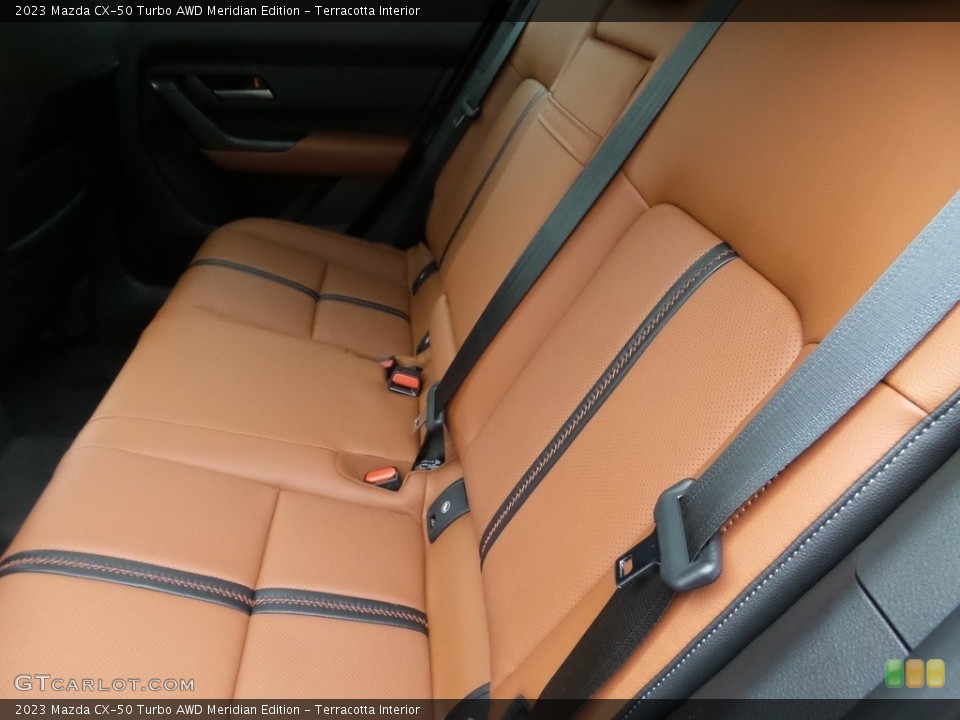 Terracotta Interior Rear Seat for the 2023 Mazda CX-50 Turbo AWD Meridian Edition #145767930