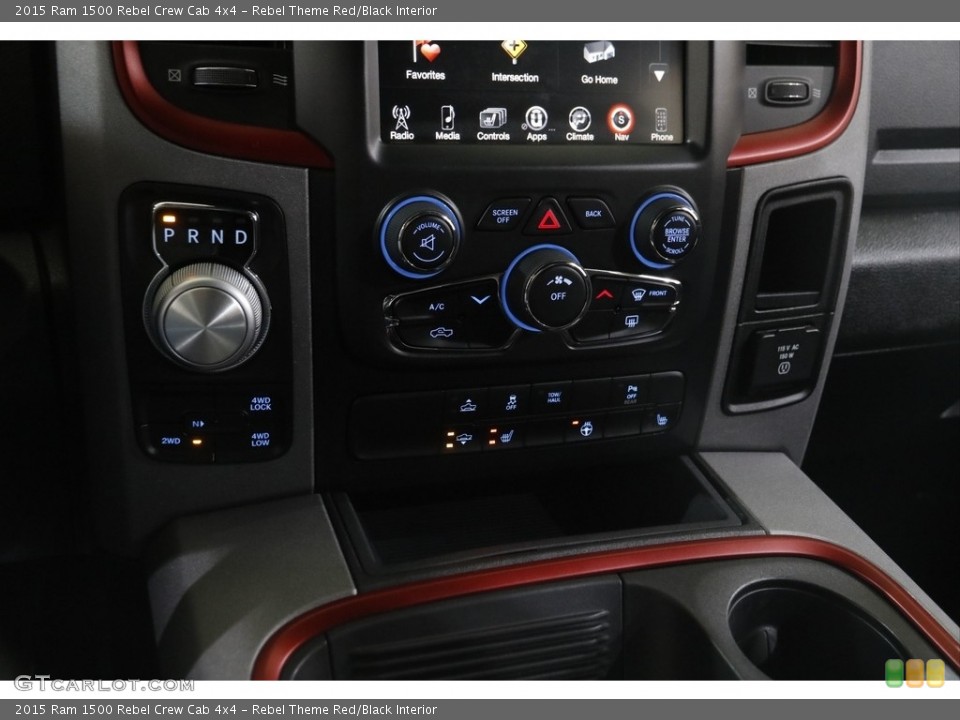 Rebel Theme Red/Black Interior Controls for the 2015 Ram 1500 Rebel Crew Cab 4x4 #145769742