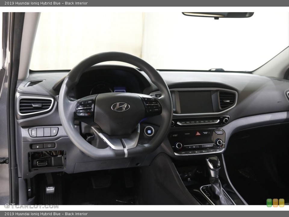 Black Interior Dashboard for the 2019 Hyundai Ioniq Hybrid Blue #145769859