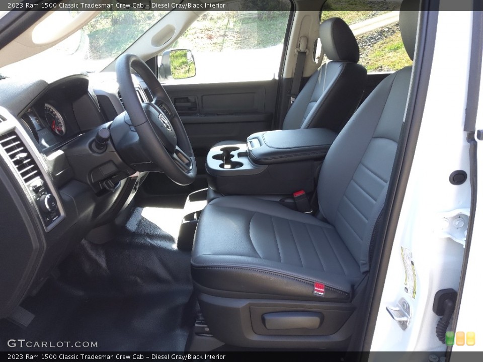 Diesel Gray/Black Interior Front Seat for the 2023 Ram 1500 Classic Tradesman Crew Cab #145771972