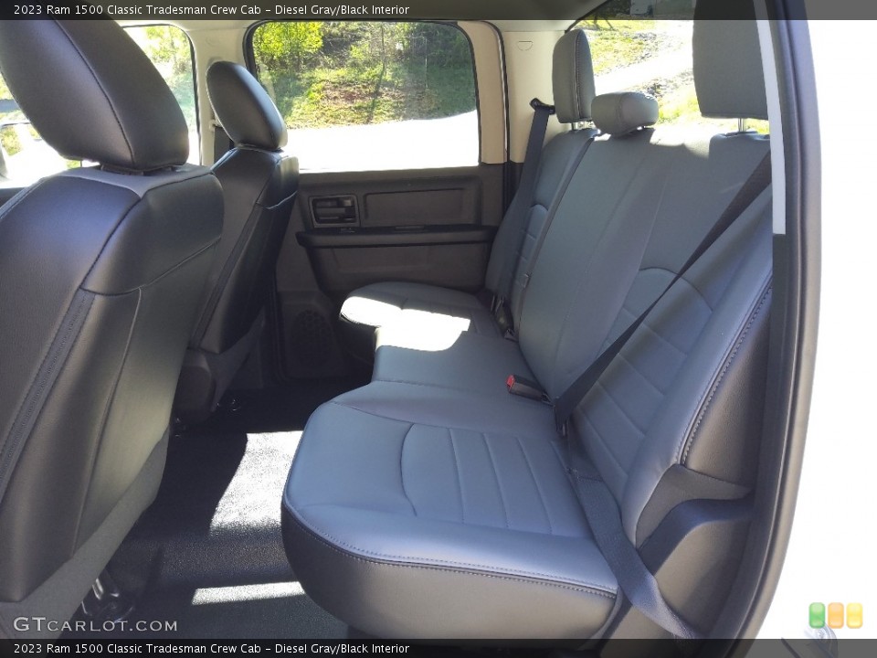 Diesel Gray/Black Interior Rear Seat for the 2023 Ram 1500 Classic Tradesman Crew Cab #145772027