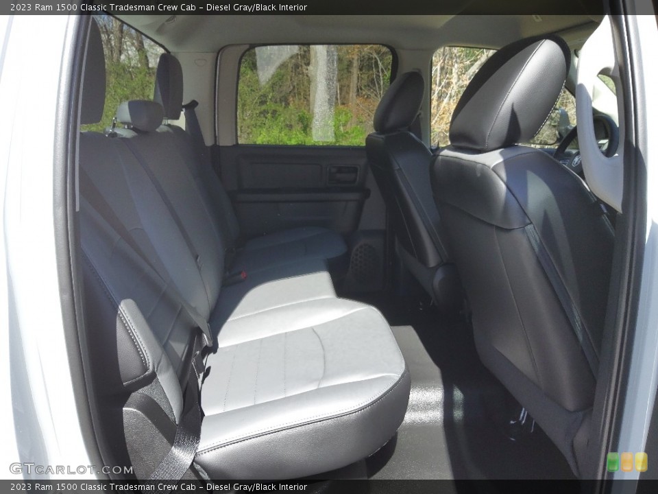 Diesel Gray/Black Interior Rear Seat for the 2023 Ram 1500 Classic Tradesman Crew Cab #145772083