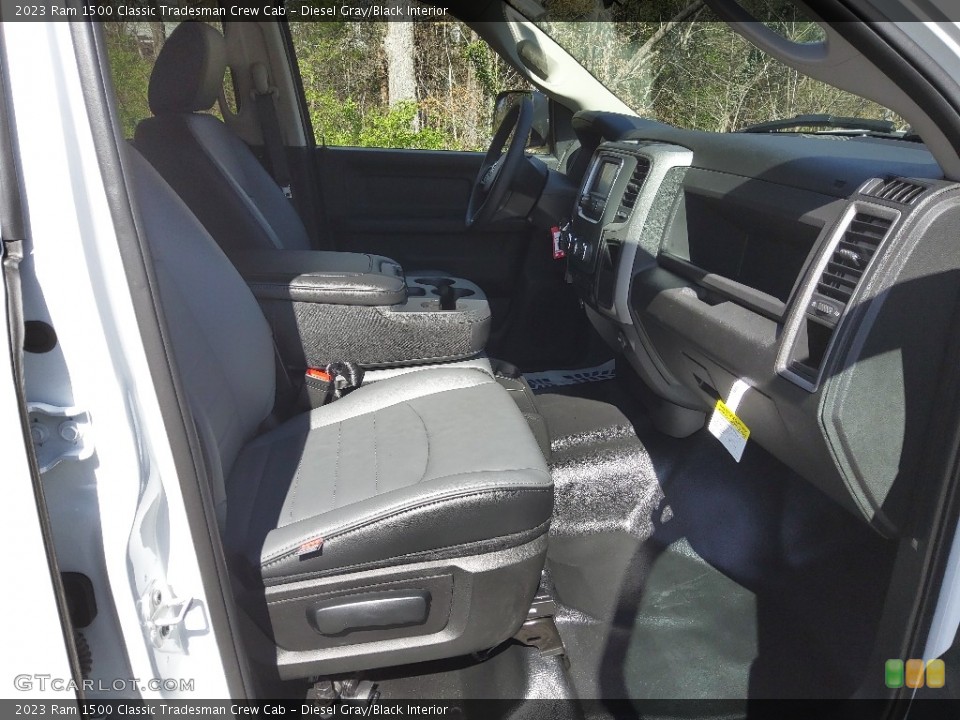 Diesel Gray/Black Interior Front Seat for the 2023 Ram 1500 Classic Tradesman Crew Cab #145772115