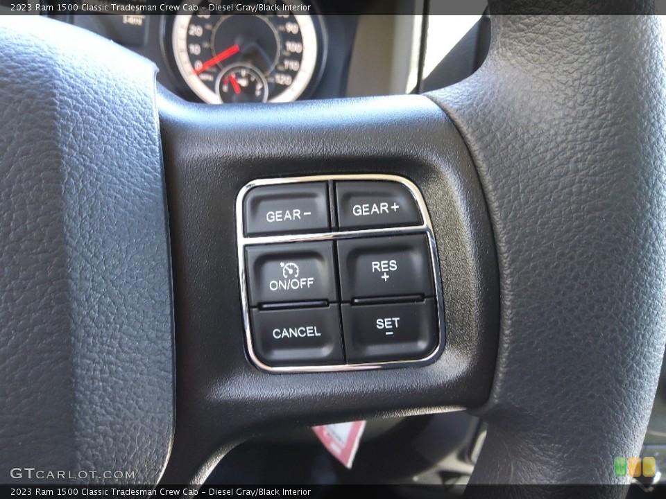Diesel Gray/Black Interior Steering Wheel for the 2023 Ram 1500 Classic Tradesman Crew Cab #145772197