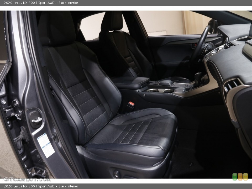 Black Interior Front Seat for the 2020 Lexus NX 300 F Sport AWD #145774357
