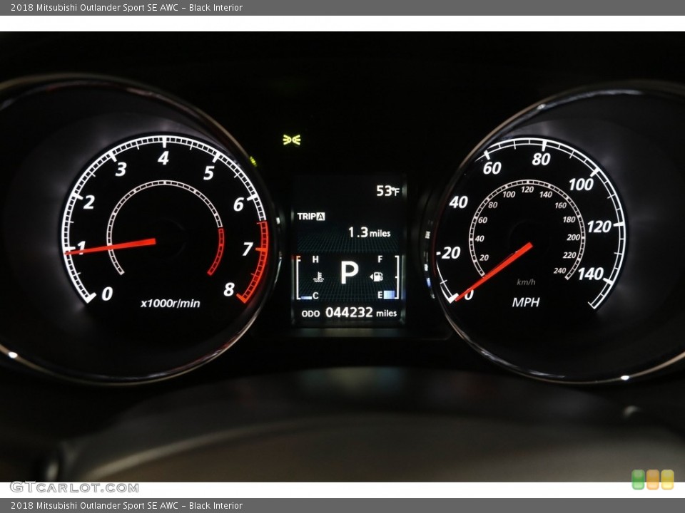 Black Interior Gauges for the 2018 Mitsubishi Outlander Sport SE AWC #145774510