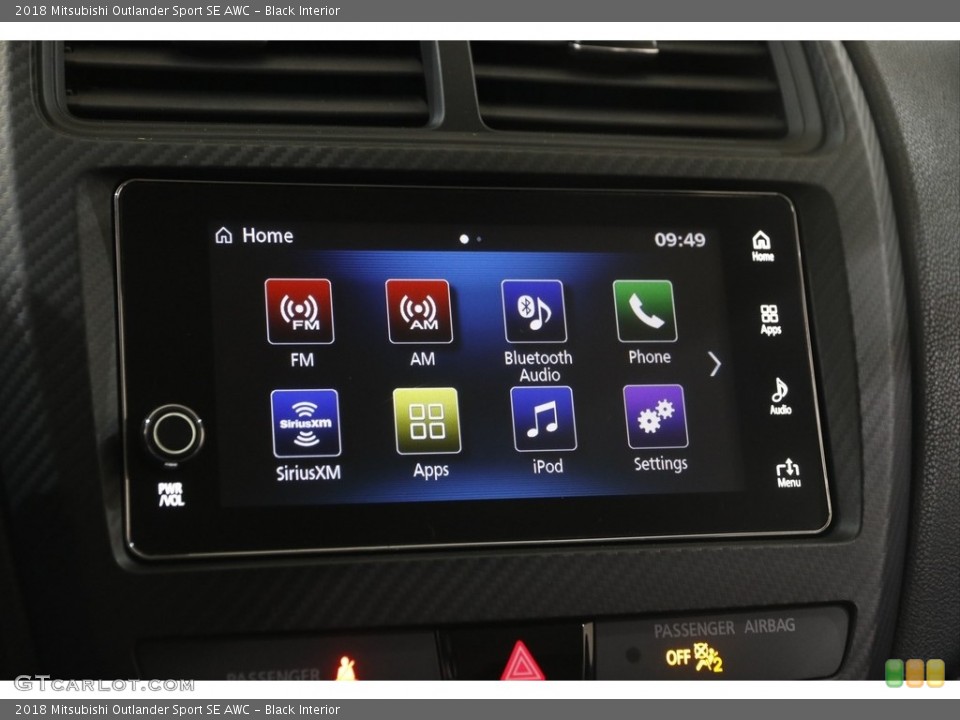 Black Interior Controls for the 2018 Mitsubishi Outlander Sport SE AWC #145774587