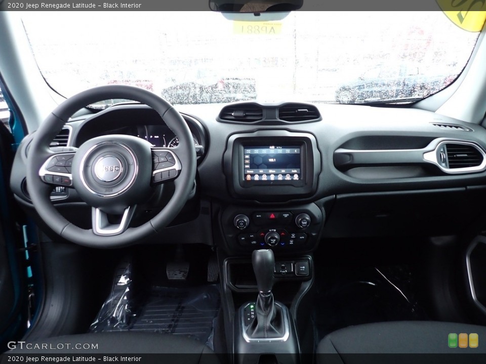 Black Interior Dashboard for the 2020 Jeep Renegade Latitude #145774906