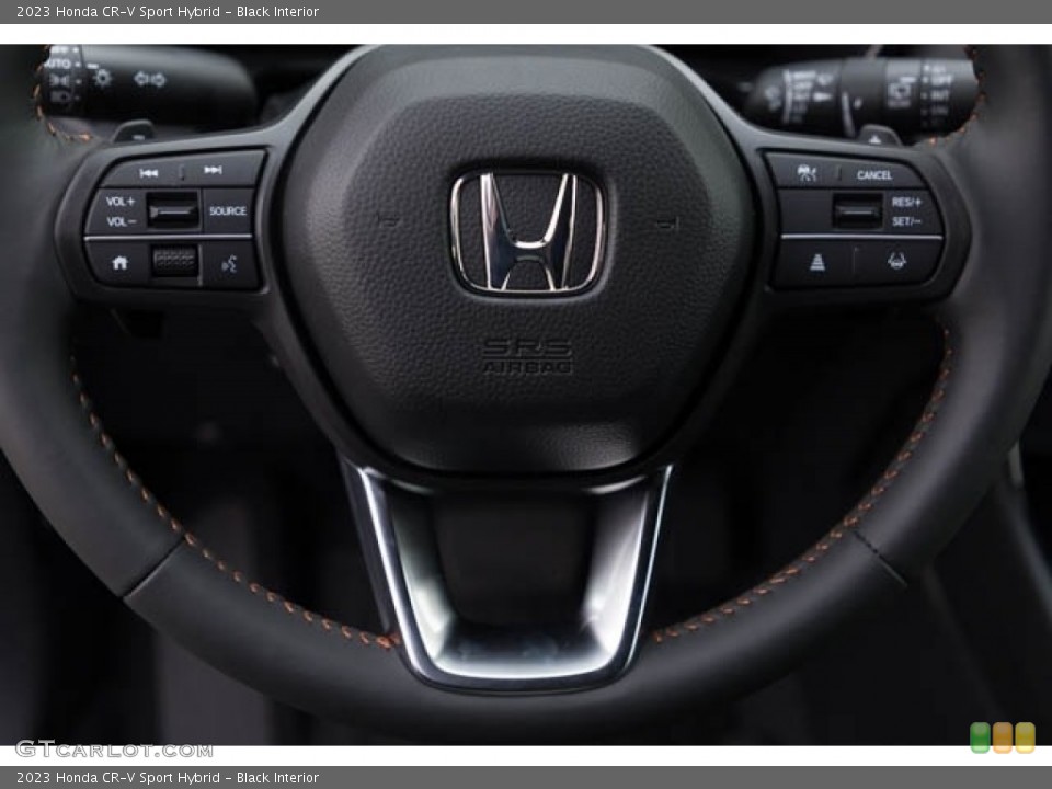 Black Interior Steering Wheel for the 2023 Honda CR-V Sport Hybrid #145775995