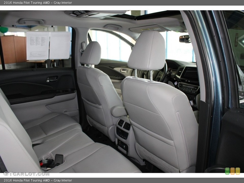 Gray Interior Rear Seat for the 2016 Honda Pilot Touring AWD #145778689