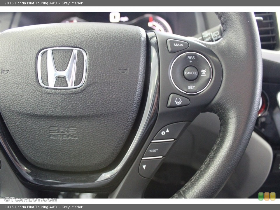 Gray Interior Steering Wheel for the 2016 Honda Pilot Touring AWD #145778827
