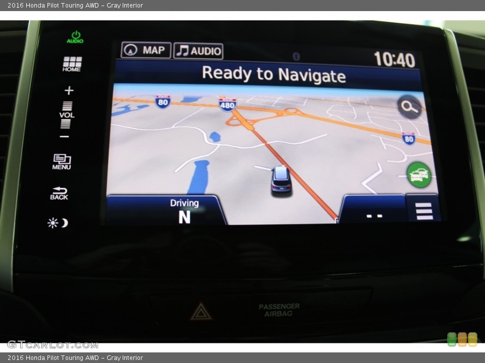 Gray Interior Navigation for the 2016 Honda Pilot Touring AWD #145778866