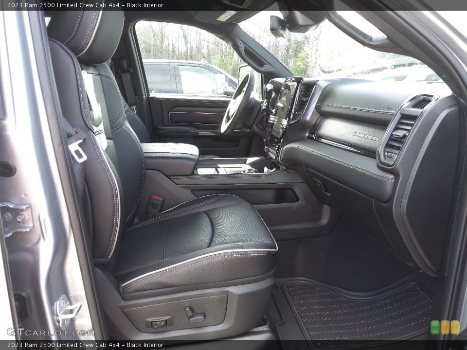 Black Interior Front Seat for the 2023 Ram 2500 Limited Crew Cab 4x4 #145778896