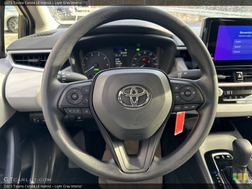 Light Gray Interior Steering Wheel for the 2023 Toyota Corolla LE Hybrid #145779980