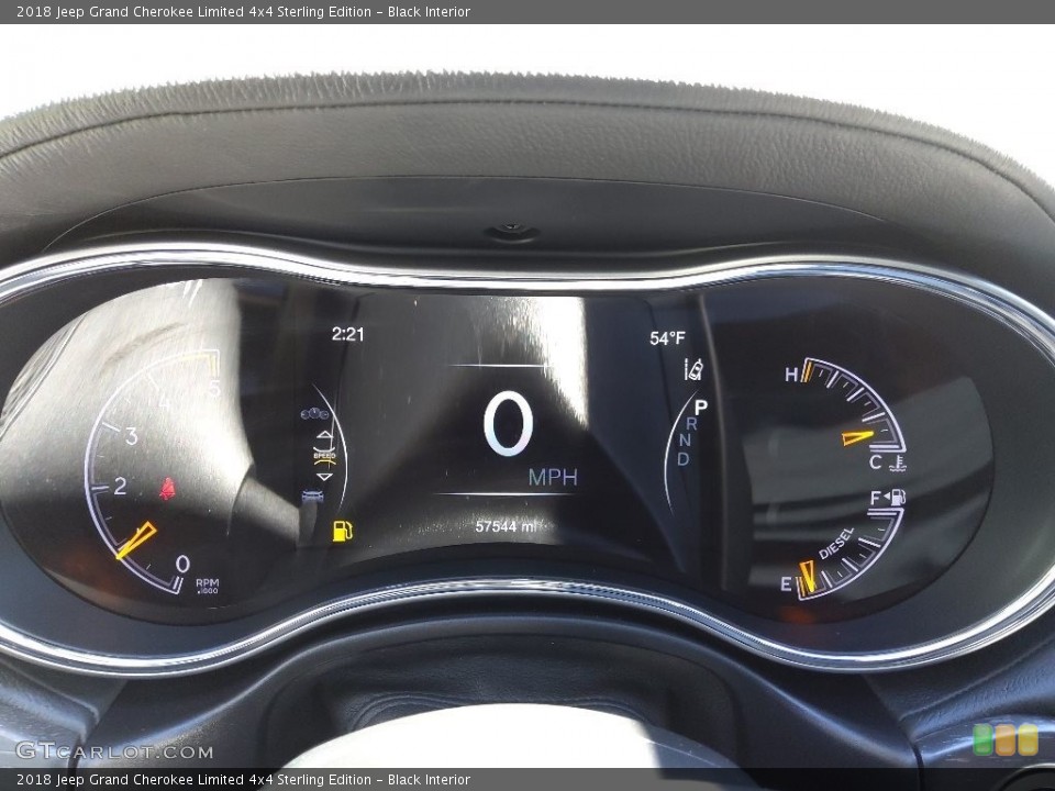 Black Interior Gauges for the 2018 Jeep Grand Cherokee Limited 4x4 Sterling Edition #145780538