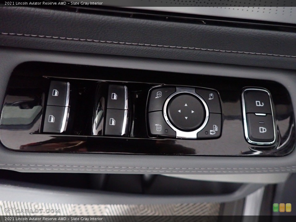 Slate Gray Interior Controls for the 2021 Lincoln Aviator Reserve AWD #145782320