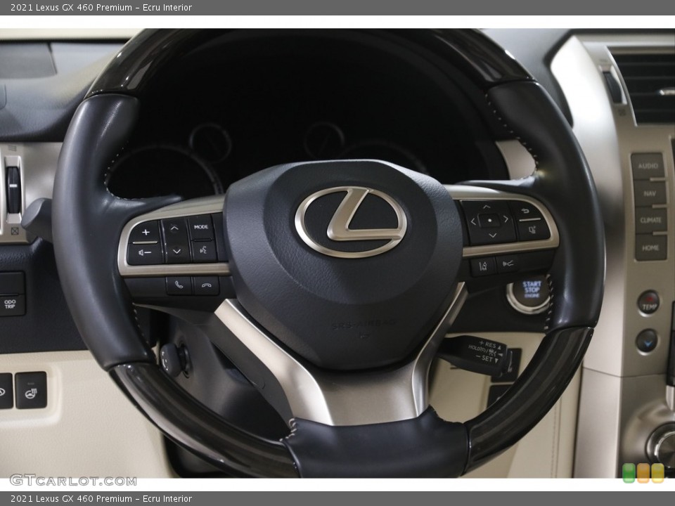 Ecru Interior Steering Wheel for the 2021 Lexus GX 460 Premium #145784014
