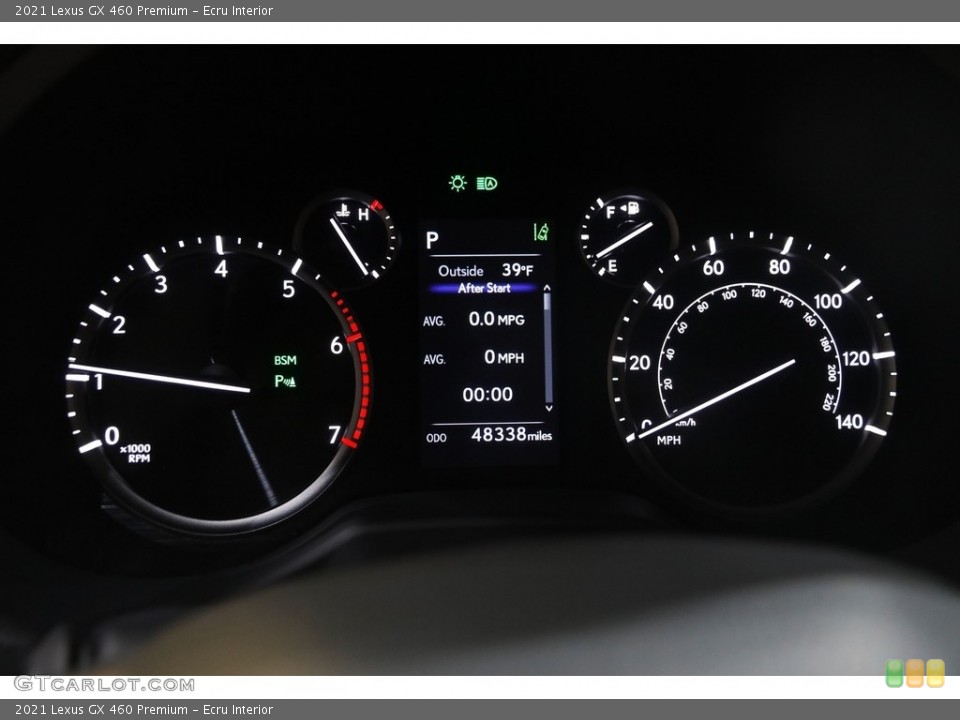 Ecru Interior Gauges for the 2021 Lexus GX 460 Premium #145784038