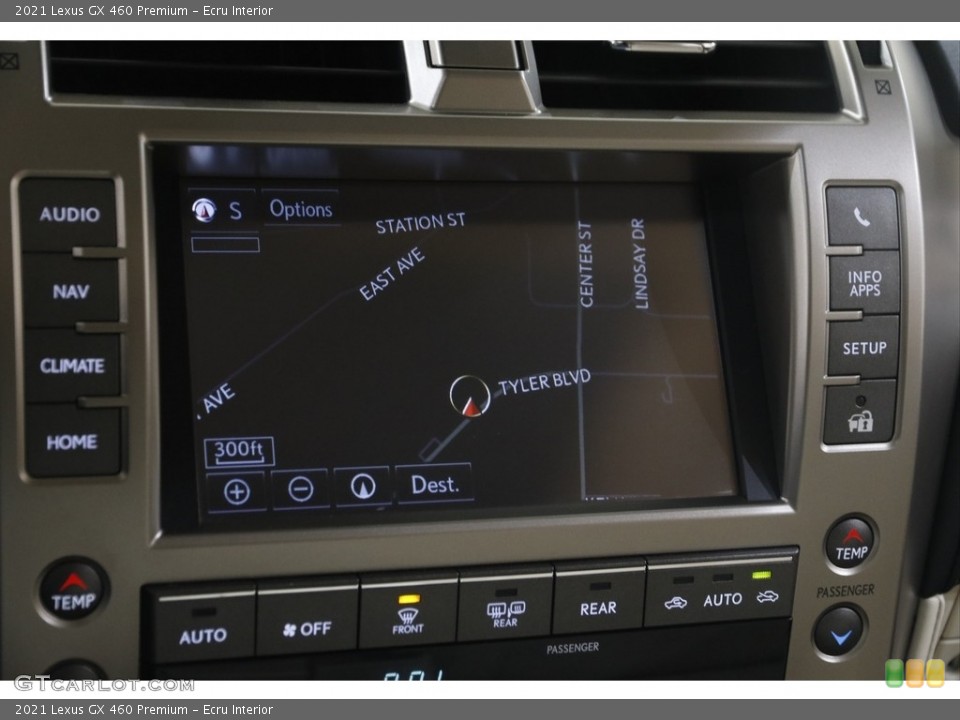 Ecru Interior Navigation for the 2021 Lexus GX 460 Premium #145784083