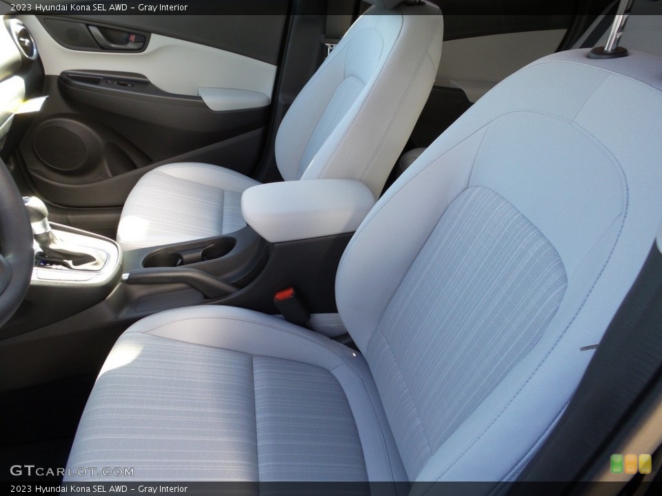 Gray Interior Front Seat for the 2023 Hyundai Kona SEL AWD #145784128