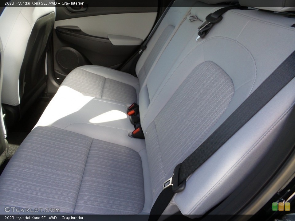 Gray Interior Rear Seat for the 2023 Hyundai Kona SEL AWD #145784140