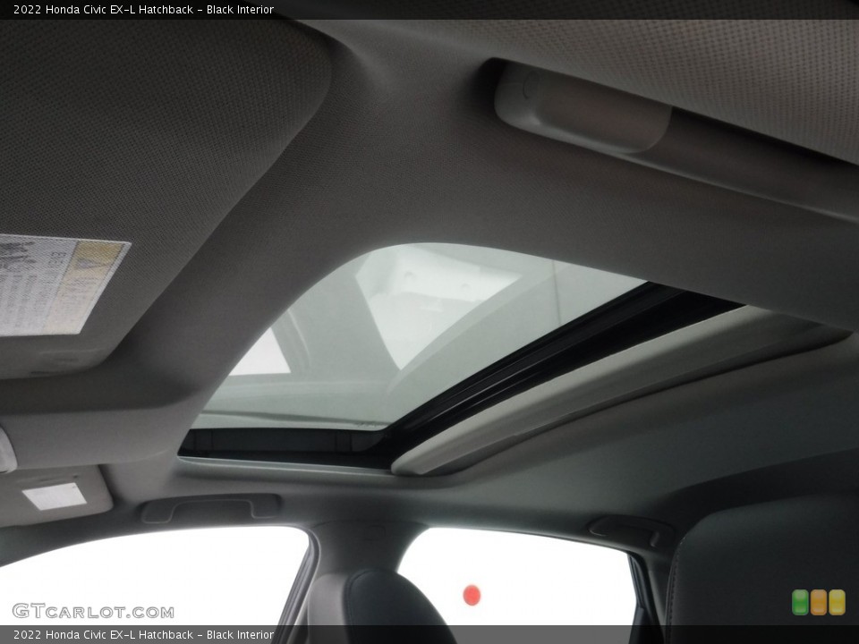 Black Interior Sunroof for the 2022 Honda Civic EX-L Hatchback #145788172