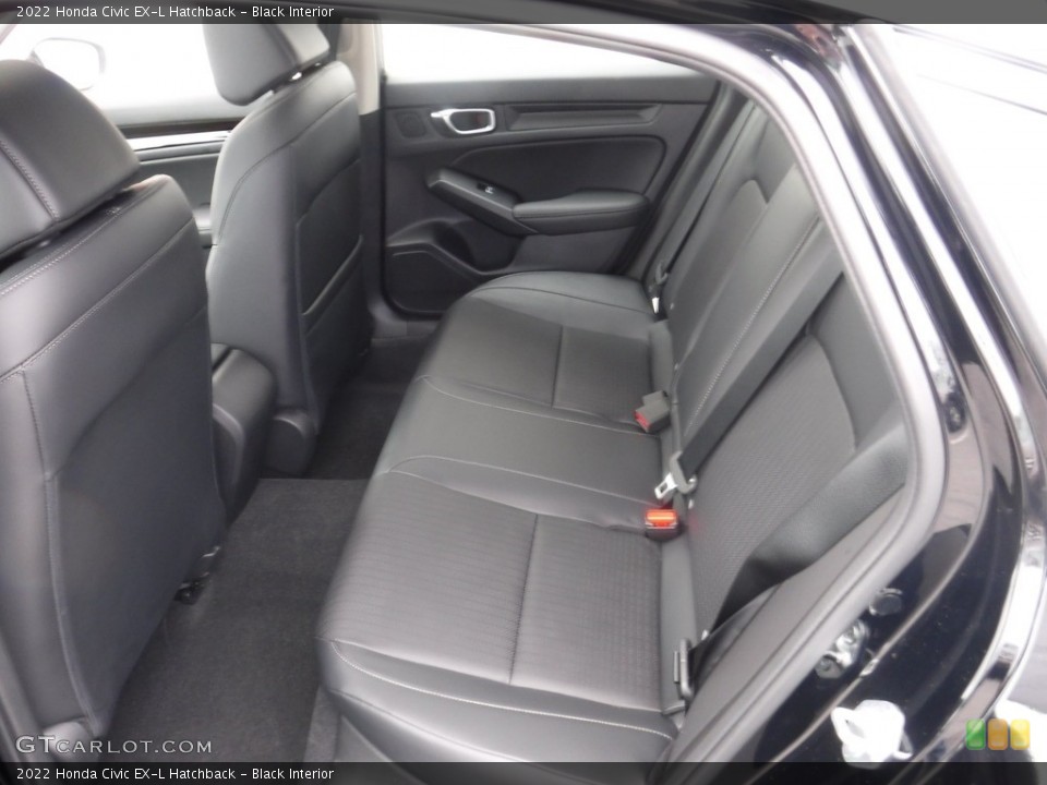 Black Interior Rear Seat for the 2022 Honda Civic EX-L Hatchback #145788582