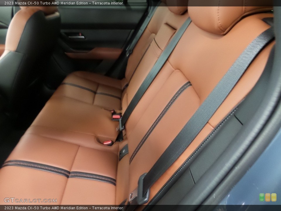 Terracotta Interior Rear Seat for the 2023 Mazda CX-50 Turbo AWD Meridian Edition #145788920