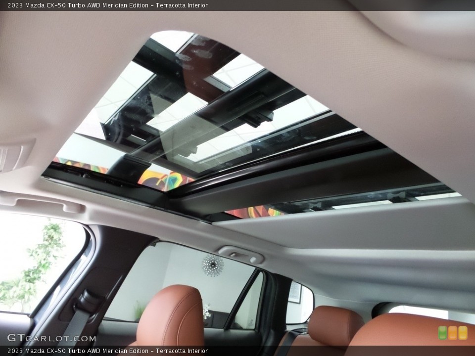 Terracotta Interior Sunroof for the 2023 Mazda CX-50 Turbo AWD Meridian Edition #145788998