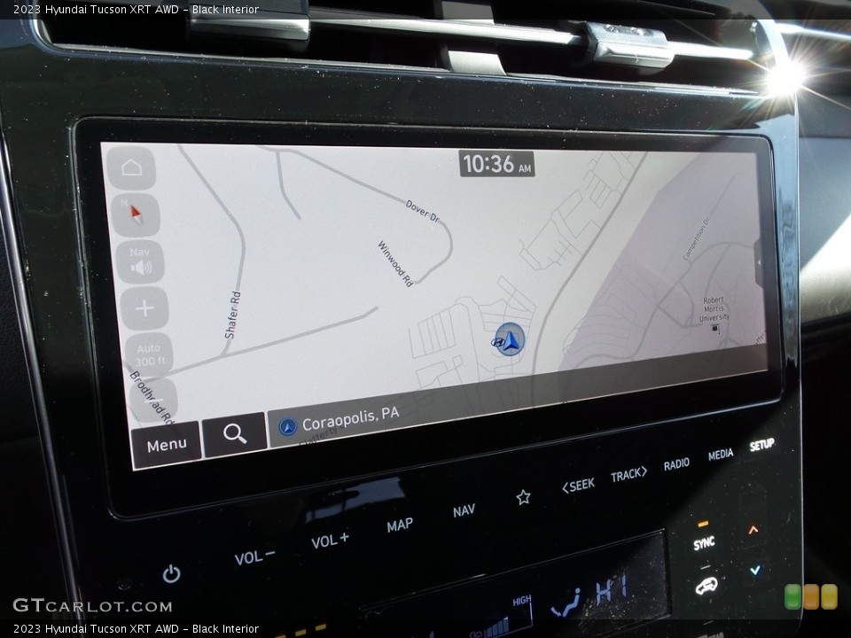 Black Interior Navigation for the 2023 Hyundai Tucson XRT AWD #145790678