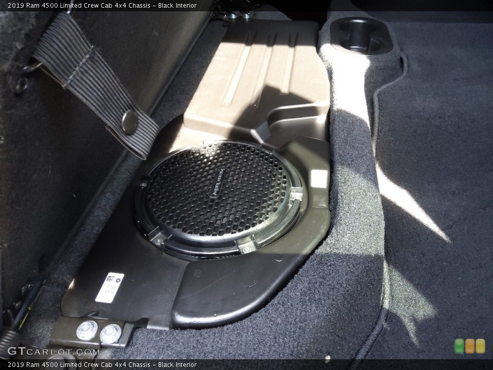 Black Interior Audio System for the 2019 Ram 4500 Limited Crew Cab 4x4 Chassis #145790963