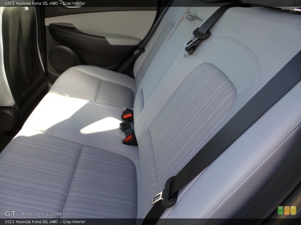 Gray Interior Rear Seat for the 2023 Hyundai Kona SEL AWD #145790969