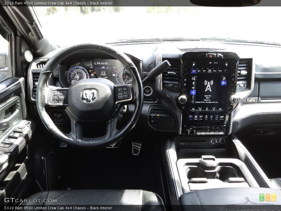 Black Interior Dashboard for the 2019 Ram 4500 Limited Crew Cab 4x4 Chassis #145791005