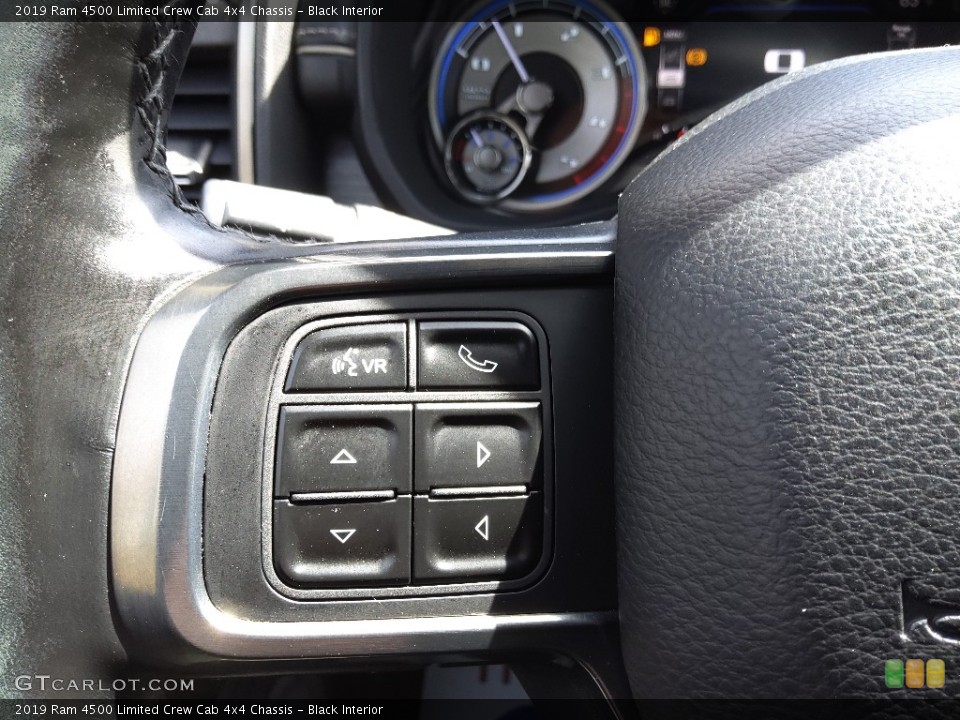 Black Interior Steering Wheel for the 2019 Ram 4500 Limited Crew Cab 4x4 Chassis #145791023