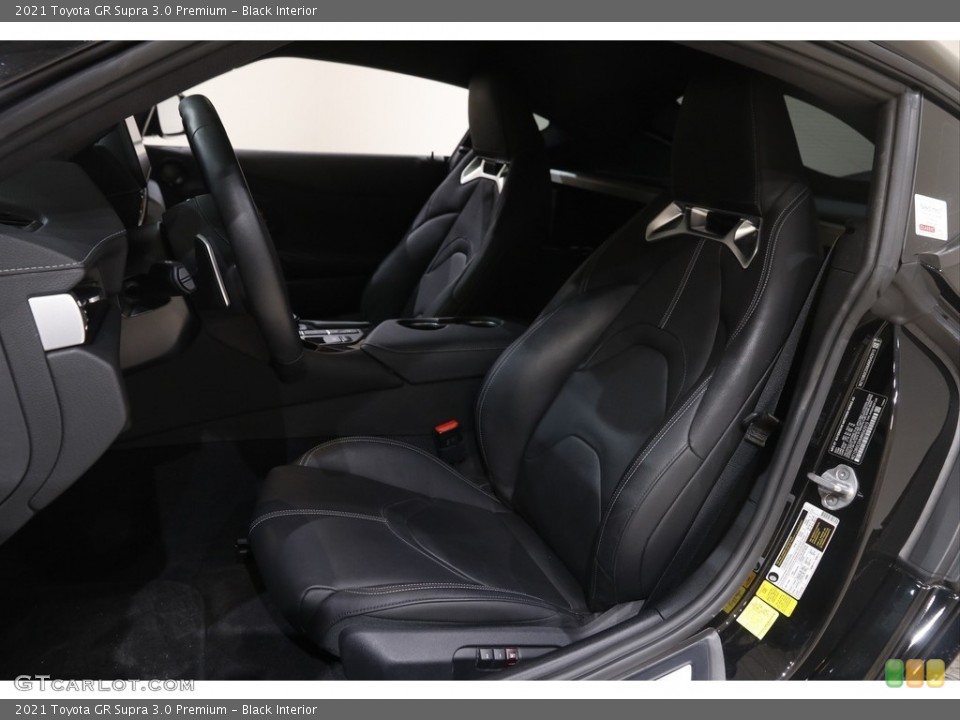 Black Interior Front Seat for the 2021 Toyota GR Supra 3.0 Premium #145791641