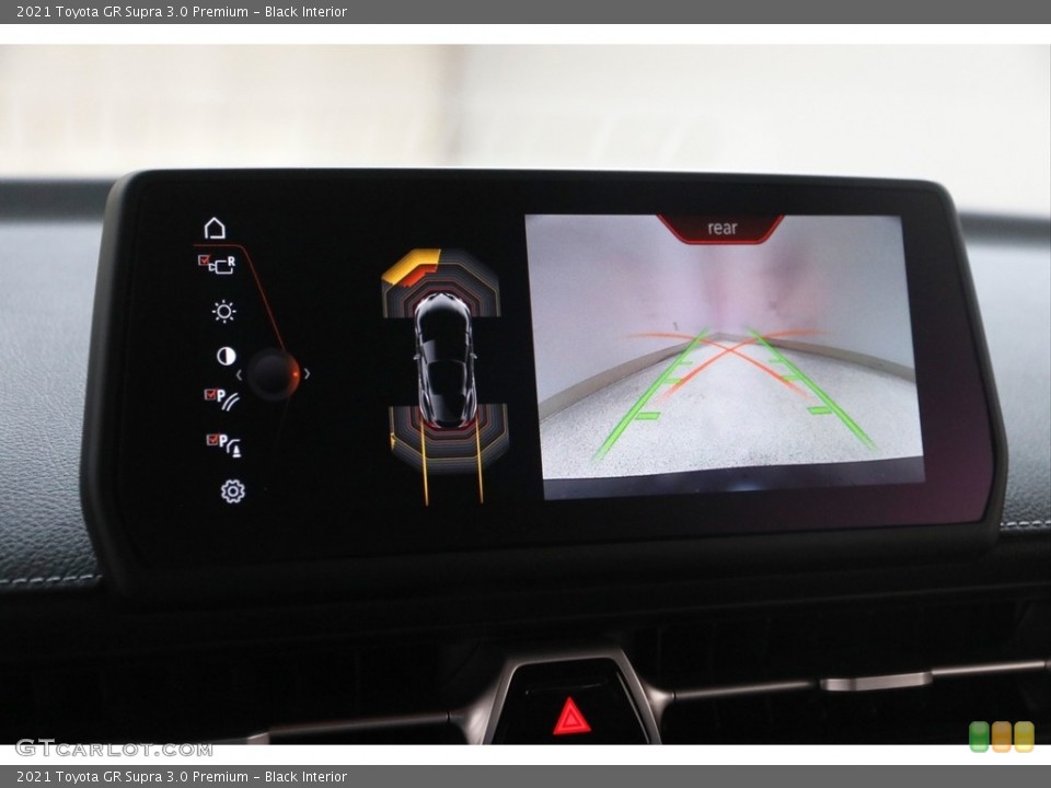 Black Interior Controls for the 2021 Toyota GR Supra 3.0 Premium #145791716