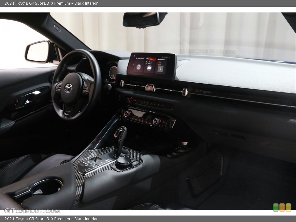 Black Interior Dashboard for the 2021 Toyota GR Supra 3.0 Premium #145791773