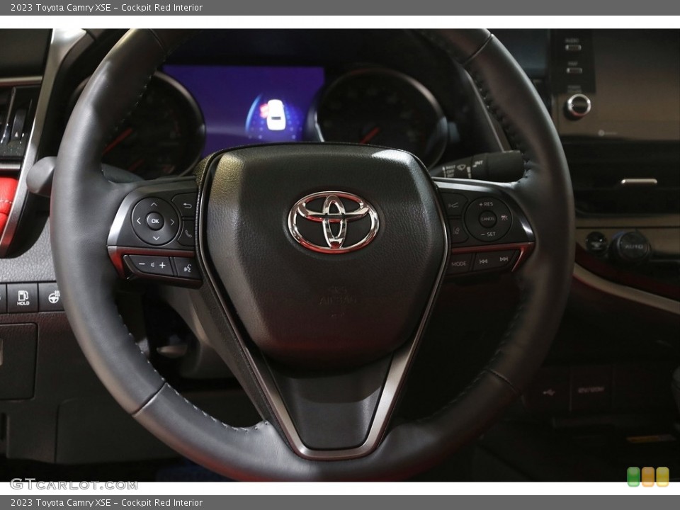 Cockpit Red Interior Steering Wheel for the 2023 Toyota Camry XSE #145792148