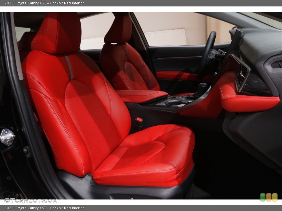 Cockpit Red Interior Front Seat for the 2023 Toyota Camry XSE #145792166