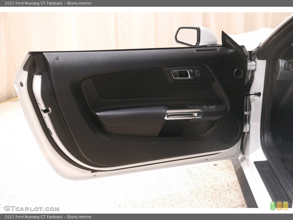Ebony Interior Door Panel for the 2022 Ford Mustang GT Fastback #145792630