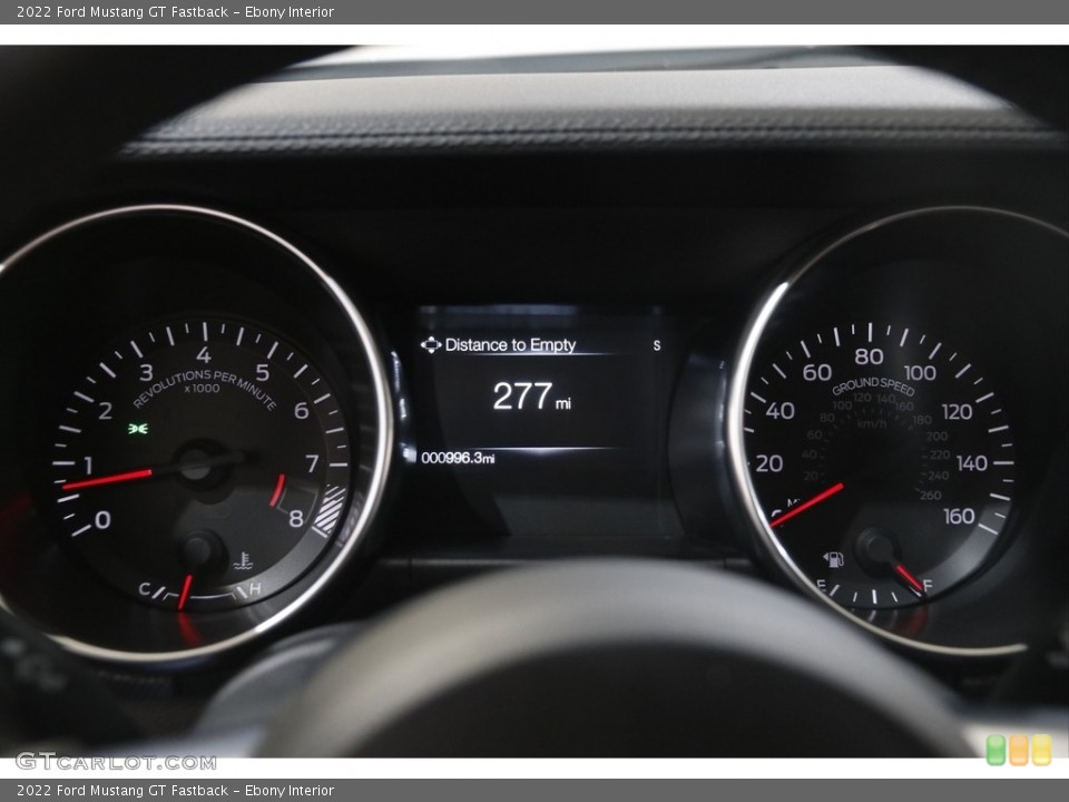 Ebony Interior Gauges for the 2022 Ford Mustang GT Fastback #145792714