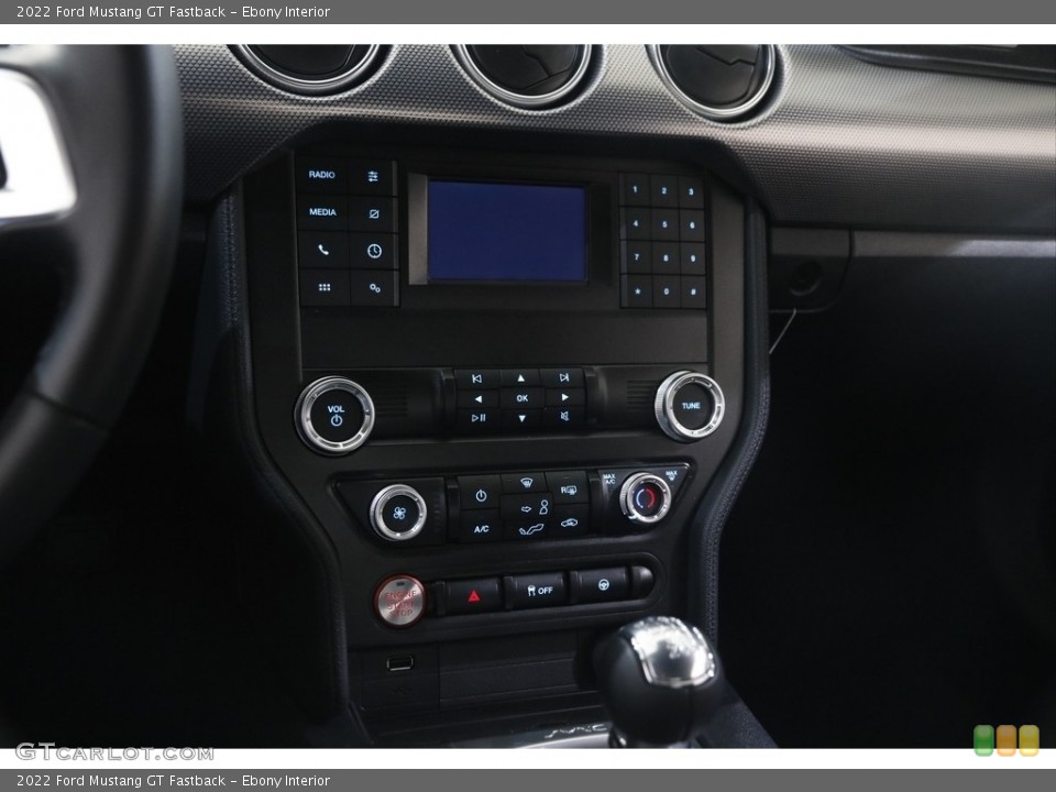 Ebony Interior Controls for the 2022 Ford Mustang GT Fastback #145792732