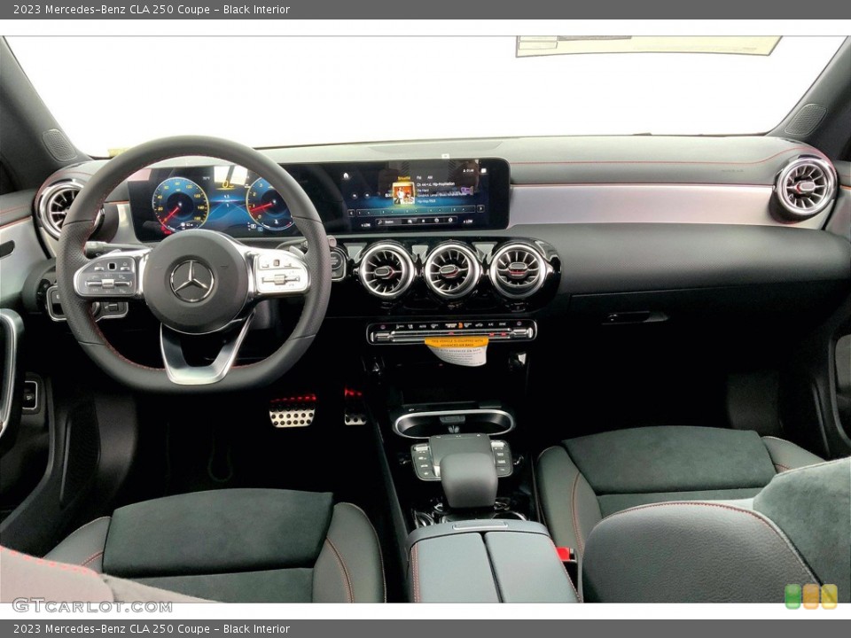 Black Interior Dashboard for the 2023 Mercedes-Benz CLA 250 Coupe #145792753