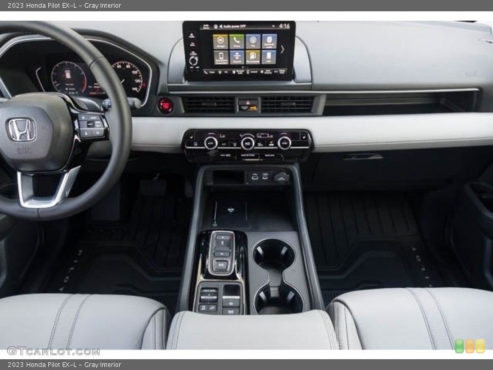 Gray Interior Dashboard for the 2023 Honda Pilot EX-L #145792762
